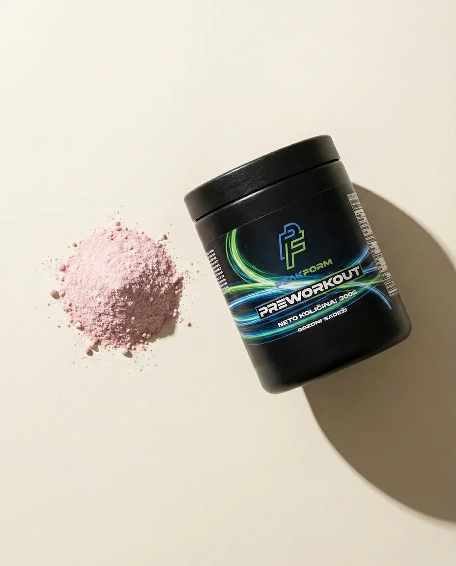 Performance Stack – whey + kreatin + pre-workout